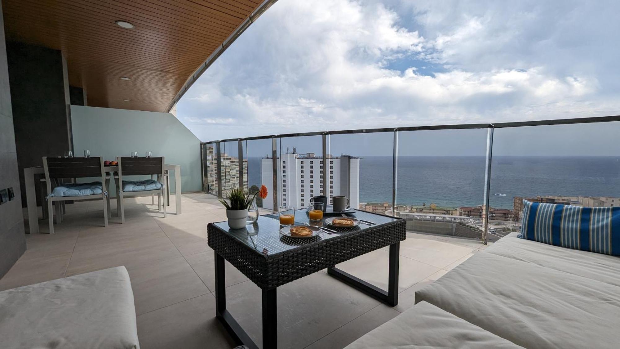 Sunset Waves Sea View Apartments Benidorm Exterior foto